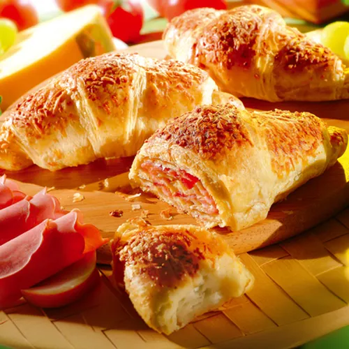 Abbildung Schinken-Käse-Buttercroissants