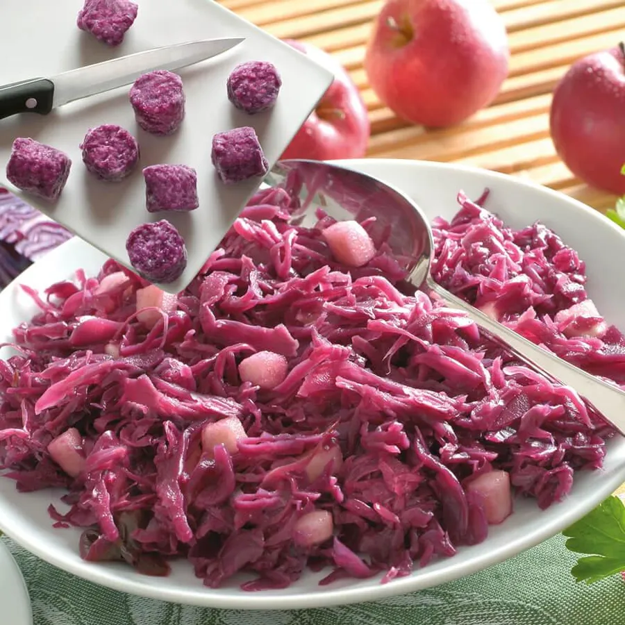 Apfel-Rotkohl