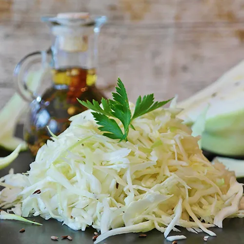 Warmer Krautsalat