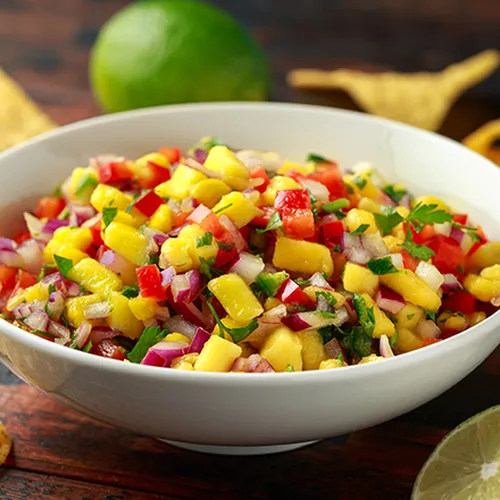 Maissalat mit Tortilla-Chips