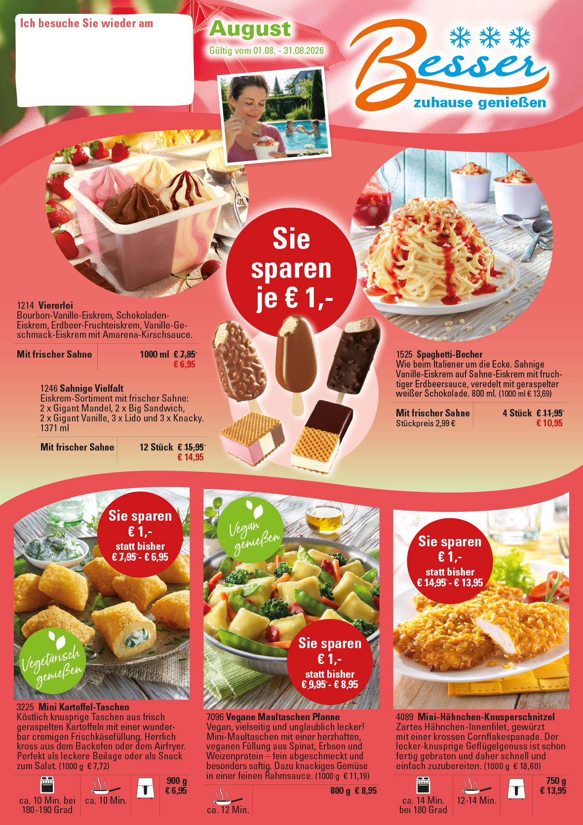 Cover des aktuellen Genussflyers
