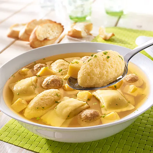 Schwäbische Hochzeitssuppe