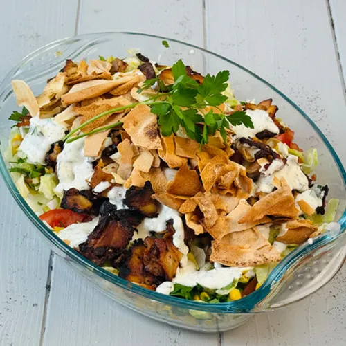 Arabischer Kebab Salat