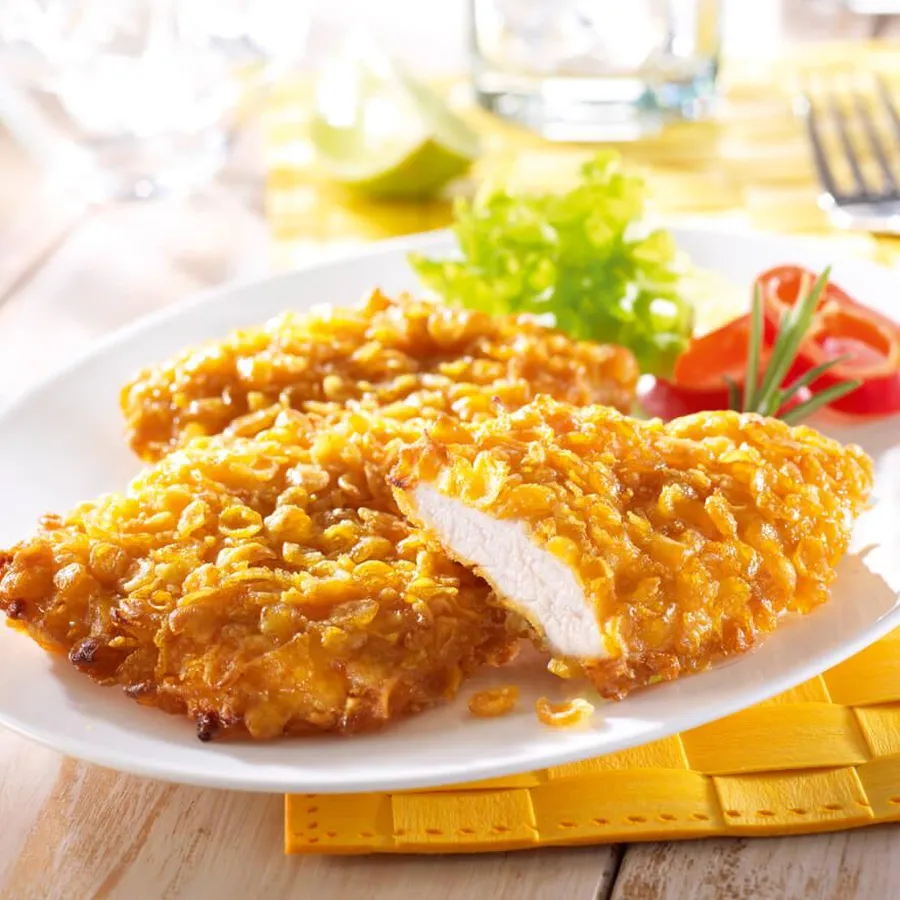 Mini-Hähnchen-Knusperschnitzel